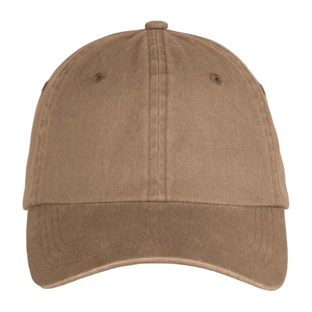 Native Spirit Unisex Adult Faded Washed Baseball Cap / Dark Camel